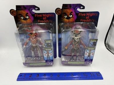 Five Nights At Freddy's Ringmaster Foxy  and  Withered Foxy  5'' Figure Jazwares