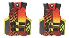 STEARNS HYDROPRENE LIFE VEST 2 PACK-ORANGE