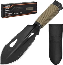 Backpacking Trowel Ultralight, Camping Shovel, Garden Hand Tool Black 