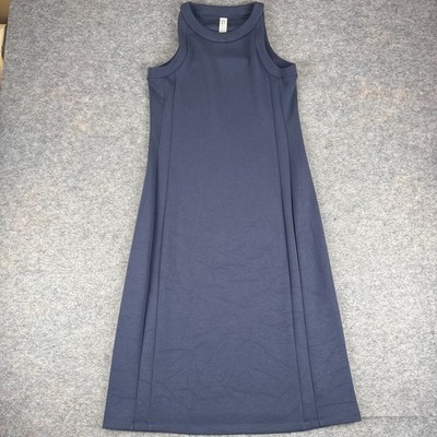 Spanx AirEssentials Tank Midi Dress Sleeveless Blue Womens Small S | eBay