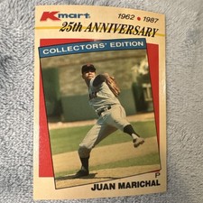 Topps Juan Marichal #6 San Francisco Giants Baseball 1987 Kmart 25th Anniversary