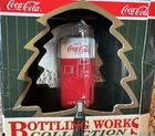 Vintage Coca-Cola Polar Bear Vending Machine Ornament 1997 Bottling Works