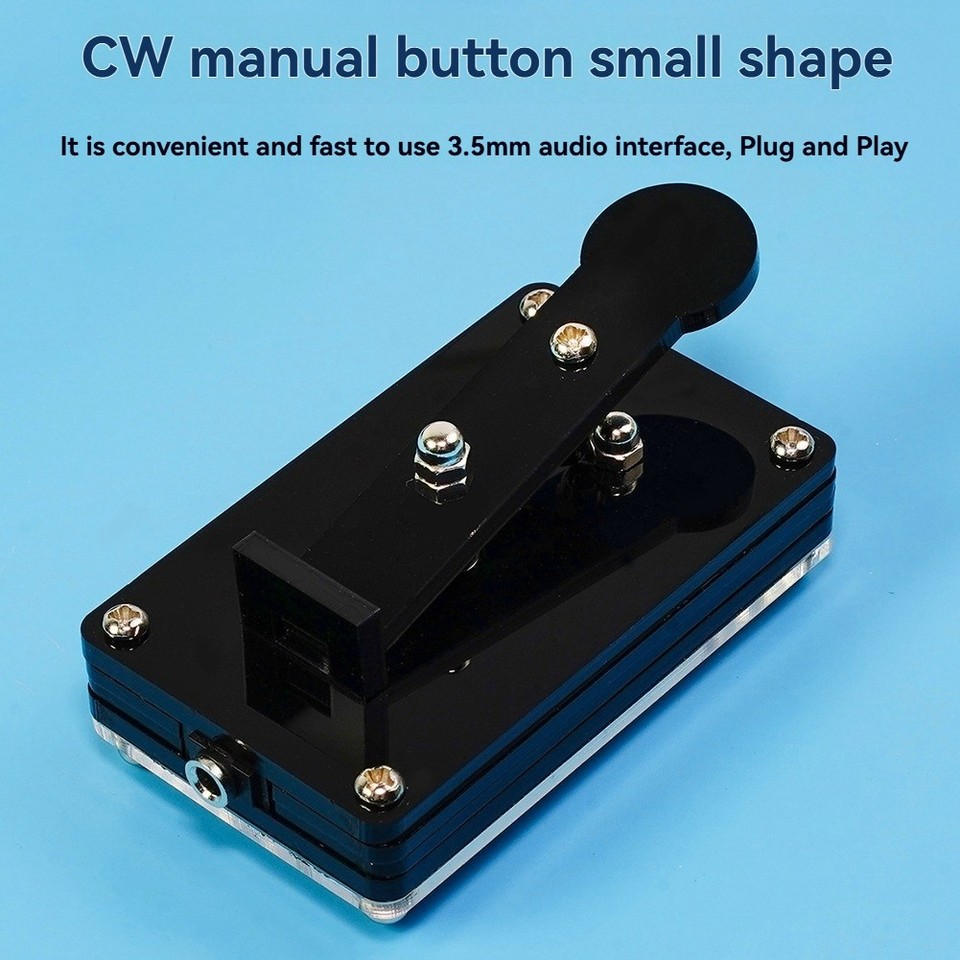 Upgraded CW Morse Code Decoder Finished+Case+Button Kit with Digital ...