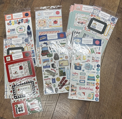 10 Carta Bella Chipboard Phrases Multiple Variations