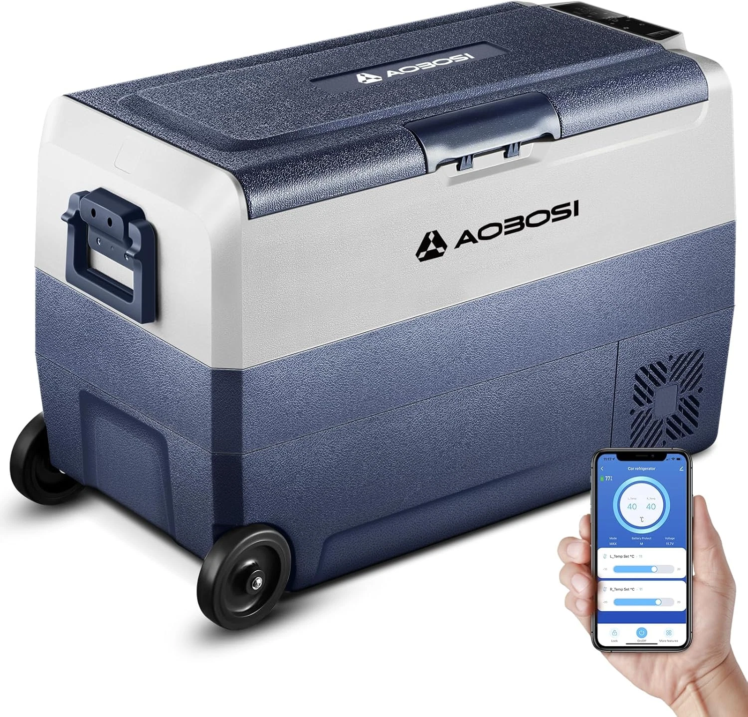 50L Compressor Car Fridge Freezer, Portable Camping Fridge with APP Con
Opens in a new window or tab