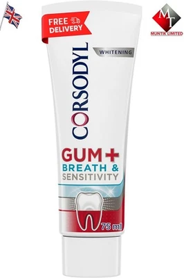 ‎CORSODYL Corsodyl Gum+ Breath & Sensitivity Toothpaste 75ml