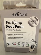 TheraWell Purifying Foot Pads 10 Per Box, Assorted  Varieties