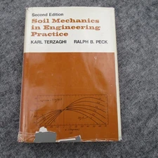 Vintage Soil Mechanics in Engineering Practice Terzaghi Peck 1967 Hardcover Book
