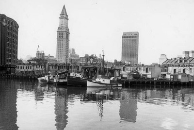 The waterfront at Atlantic Avenue in Boston Dec 3 1968 Boston MA Old Photo