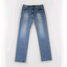 Replay Vivy Women's Jeans Stretch Slim Straight Blue Wash W32 L32 Zip Fly