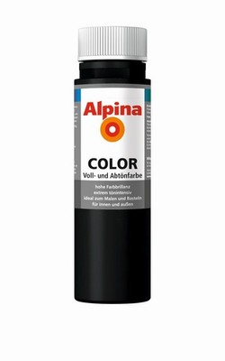 Alpina COLOR Voll- und Abtönfarbe Night Black 250ml seidenmatt