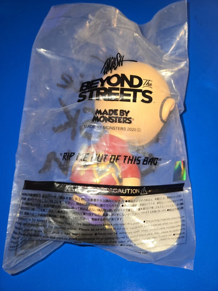 RON INGLÉS 'Máscara Charlie Grin' Más allá de las calles x Hecho por monstruos Nuevo con etiquetas Raro Foto 2 de 2