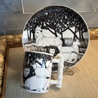 1970s Transferware African Safari Plates And Mugs Set Of 4 — photo 5