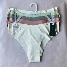 Danskin Intimates No Show V-Front Panties 5 set Size : M