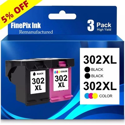 DRUCKERPATRONEN für HP 302 XL OfficeJet 3634 3830 3831 3832 3833 3834 3835 4650