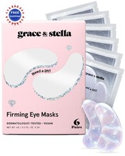 Peptide Under Eye Patches with Niacinamide & Rice Extract 6 Pairs grace stella
