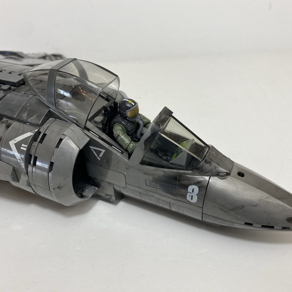 Mega Bloks Call of Duty Combat Fighter Jet INCOMPLETE