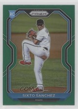 2021 Panini Prizm Green Prizm Sixto Sanchez #86 0nr3