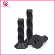 M16 COUNTERSUNK SCREWS ALLEN SOCKET BOLTS SELF COLOUR BLACK HIGH TENSILE 10.9