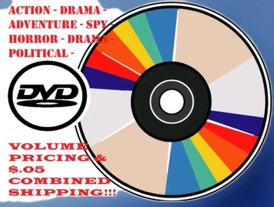 DVD DISCS - Pick & Choose Drama Comedy Action Horror Animation $.10 Combined Shi