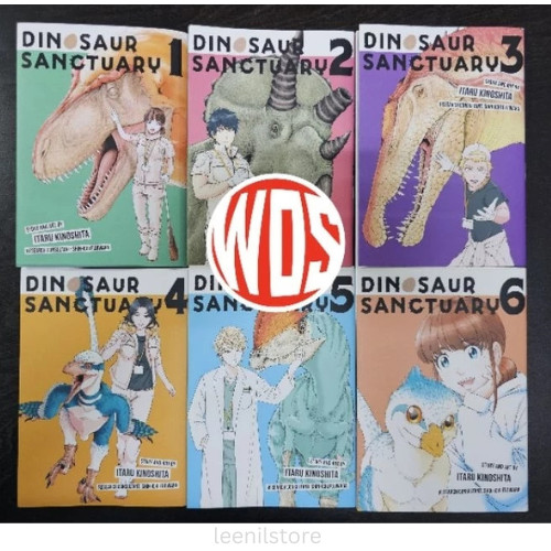 Dinosaur Sanctuary Manga volúmenes 1-6 juego completo versión inglesa cómic