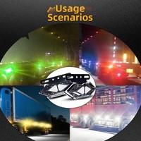 Trailer Freigabe Leuchte 12V LED Seitenmarkierungsleuchte Eisenplatte