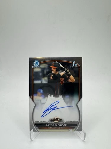 2023 Bowman Draft Bryce Eldridge 1st Bowman Chrome Auto! Giants Top Prospect