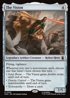 The Vision Marvel Super Heroes Magic: The Gathering MTG