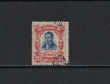 S7033 Mexico 1914 M.Abasolo 20c. Doppel Überdruckt 1v. Mlh