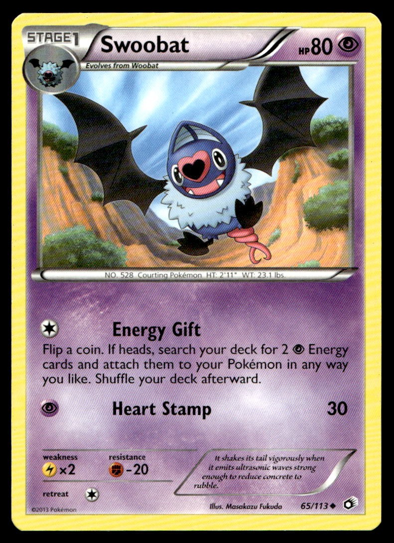 LP Swoobat [Legendary Treasures 65/113] Uncommon Pokemon TCG
