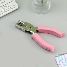 -- Perforatrice à Trou Unique 6mm En Métal Avec Poignée En Caoutchouc Pour L'éco