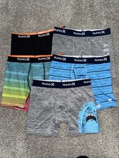 NWOT Boys Hurley Boxer Briefs Underwear Size L Set Of 5