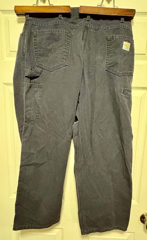 Carhartt Navy Flame Resistant Work Pants FRB159 DNY 38x30 FR