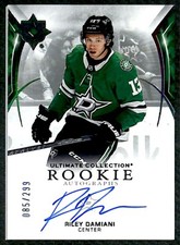 2021-22 UD Ultimate Riley Damiani Rookie Auto /299 #107 Dallas Stars
