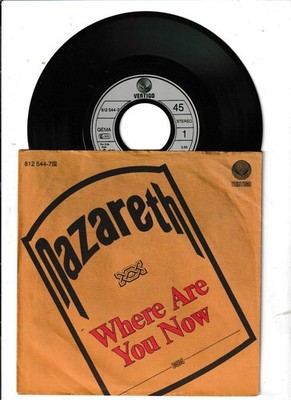 Nazareth - Where are you now 7'' Vinyl Germany