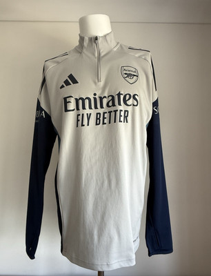 Arsenal FC Adidas 2025 1/4 Zip Drill Track Training Top Slim Fit Größe L Large