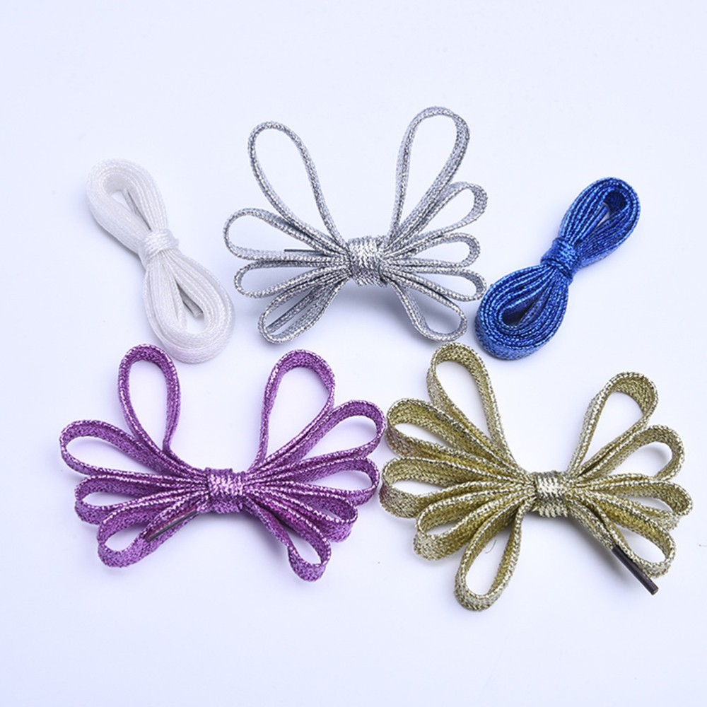 APL 5 paia di lacci per scarpe colorati per scarpe eseguono scarpe cheer lacci