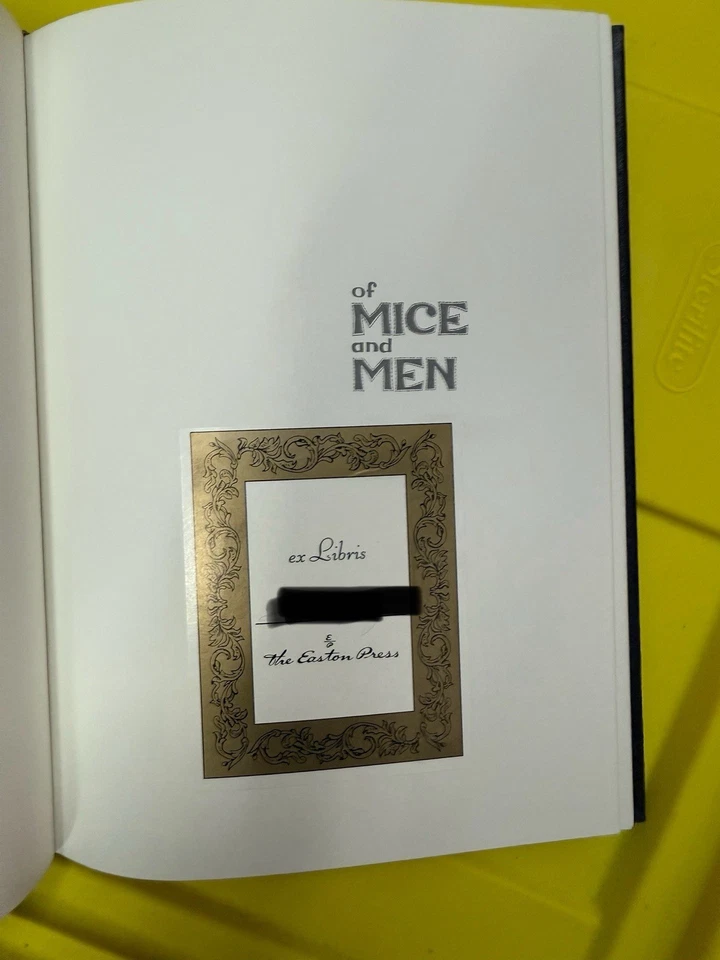 Of Mice and Men – John Steinbeck (Easton Press) Foto 3 de 4