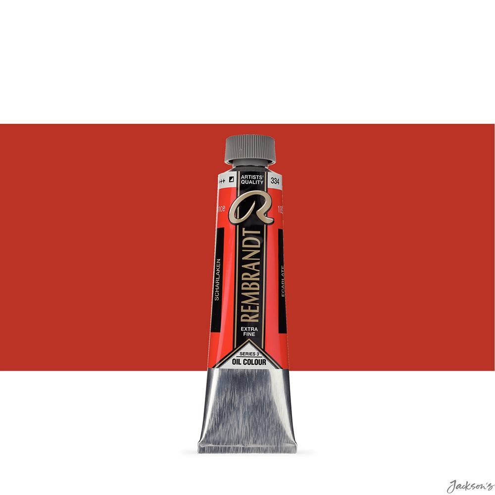Royal Talens Rembrandt Oil Paint Tube PR149 40ml Scarlet For Artists