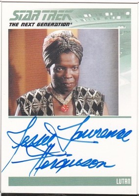 Complete Star Trek The Next Generation 1 Jesse Lawrence Ferguson Autograph Card