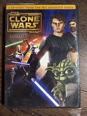 Star Wars: Clone Wars - A Galaxy Divided (DVD, 2009)