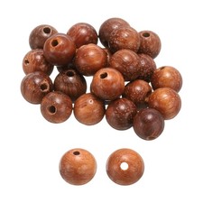 100 Pcs 6mm Wooden Beads Rosewood Round Polished Loose Bead for DIY Craft