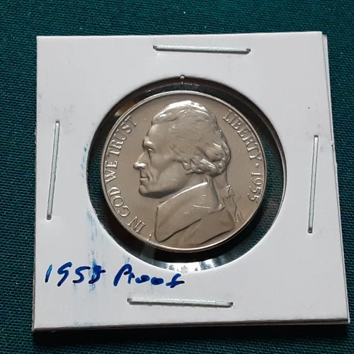 1955-P Jefferson Nickel Proof — photo from another recent sale