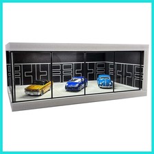 Hot Die-Cast Wheel Display Case , 1/64 Die-Cast Car Display Box with LED Ligh...