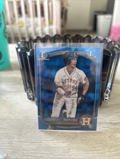 Zach Cole Rookie 2025 Bowman Chrome Sapphire RC 1st #BCP-244 Astros Houston MLB