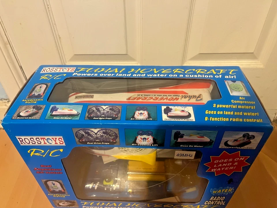 FUHAI R/C Amphibious Hovercraft Toy - Land and Water Control - NEW & RARE 90s - Image 4 of 4
