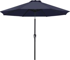ABCCANOPY 7.5FT Outdoor Patio Umbrella, UV Protection Table Umbrella w/Crank for