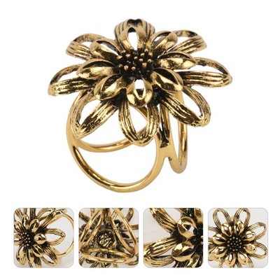 -Ring -Schal -Schal -Ring -Clip (golden) Schalring -Schal -Schalclip