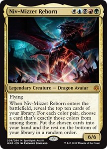 Niv-Mizzet Reborn 208 War of the Spark Foil Mythic Rare