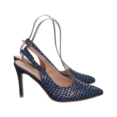 High Heels, Größe: 42, Blau/Schwarz, Damen #LQI